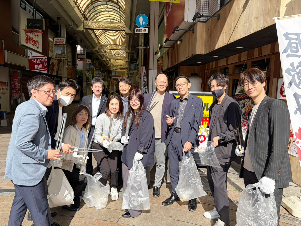 久留米市まちなか清掃活動